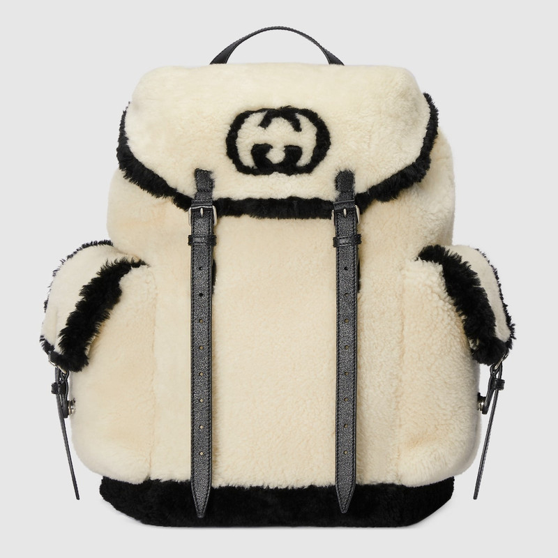 Large backpack with Interlocking G 1