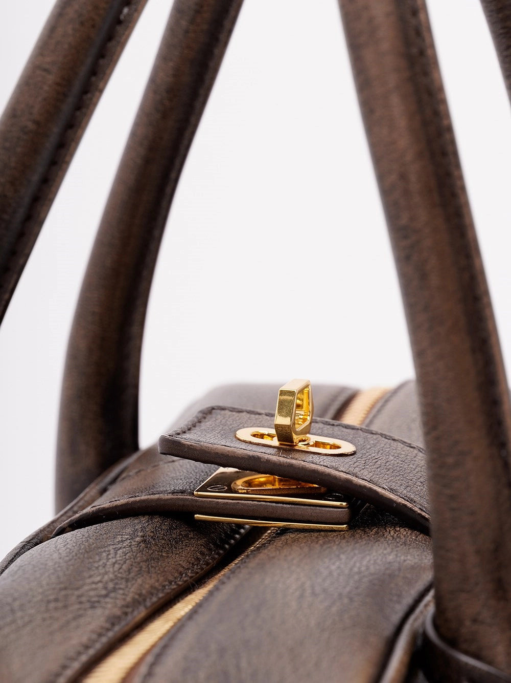 Golden Goose Women `Vita` Bag With Gold Metal Details - 4