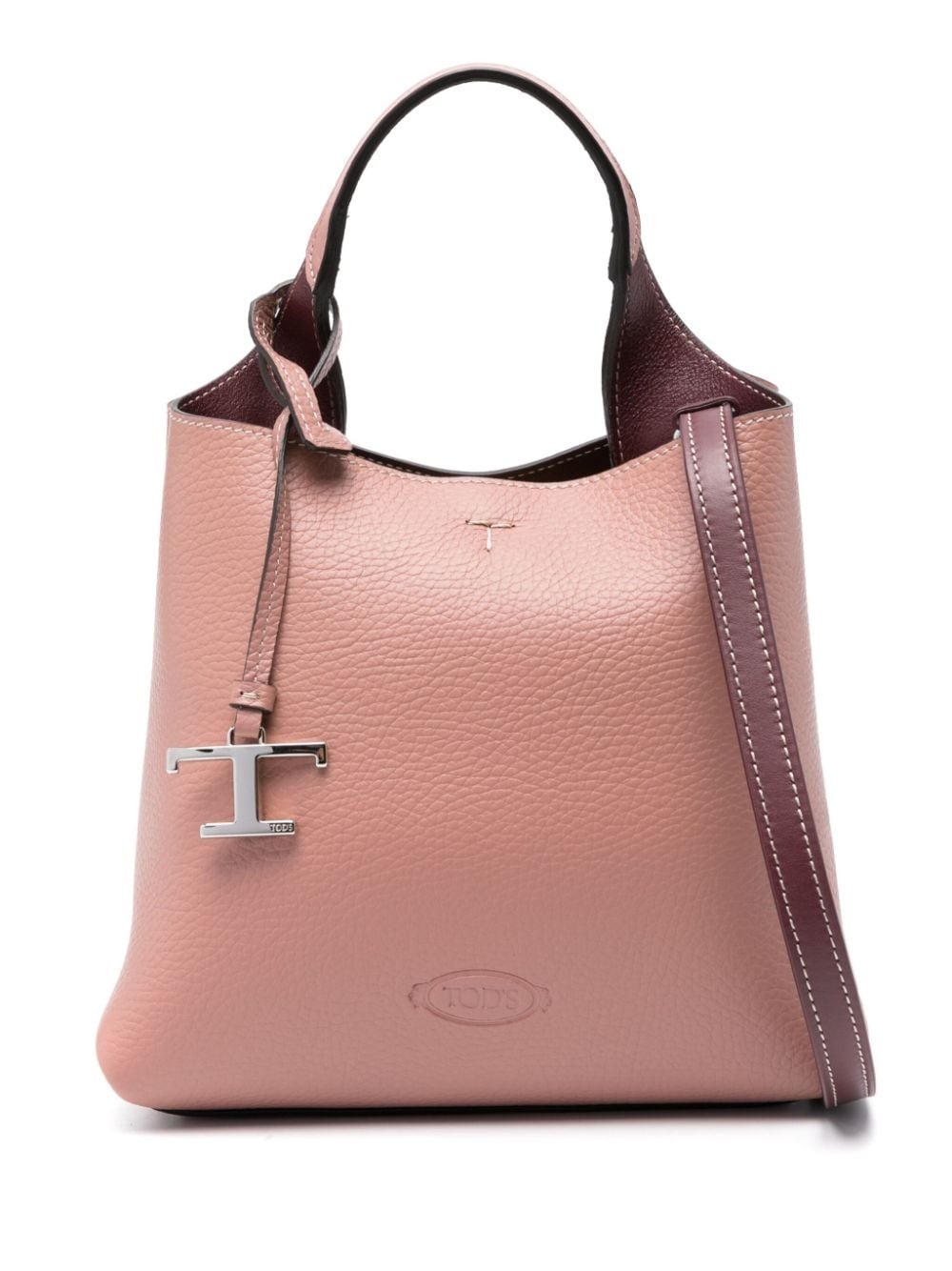 logo-debossed tote bag - 1