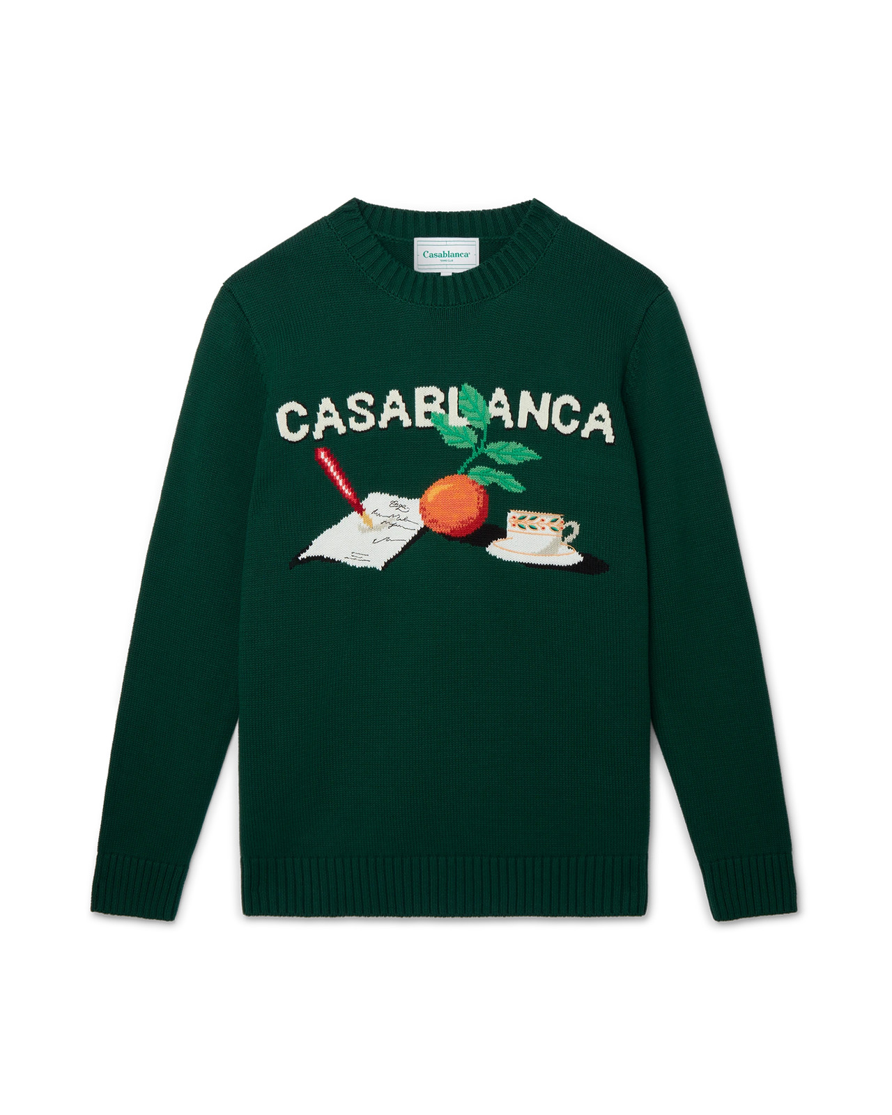 Orange Print Jumper - 1