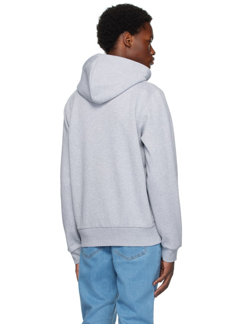 Gray Zip Hoodie 3