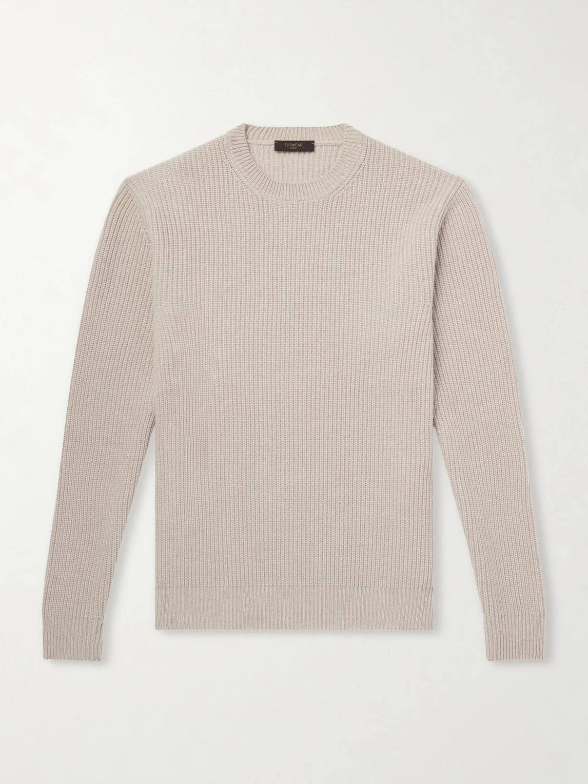 Ribbed Cashmere Sweater - 1