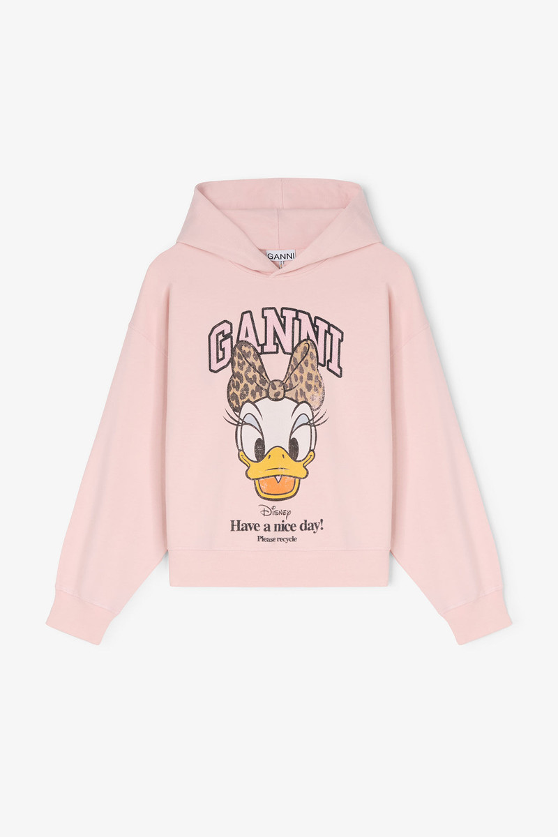 DAISY DUCK PINK CROPPED HOODIE 1