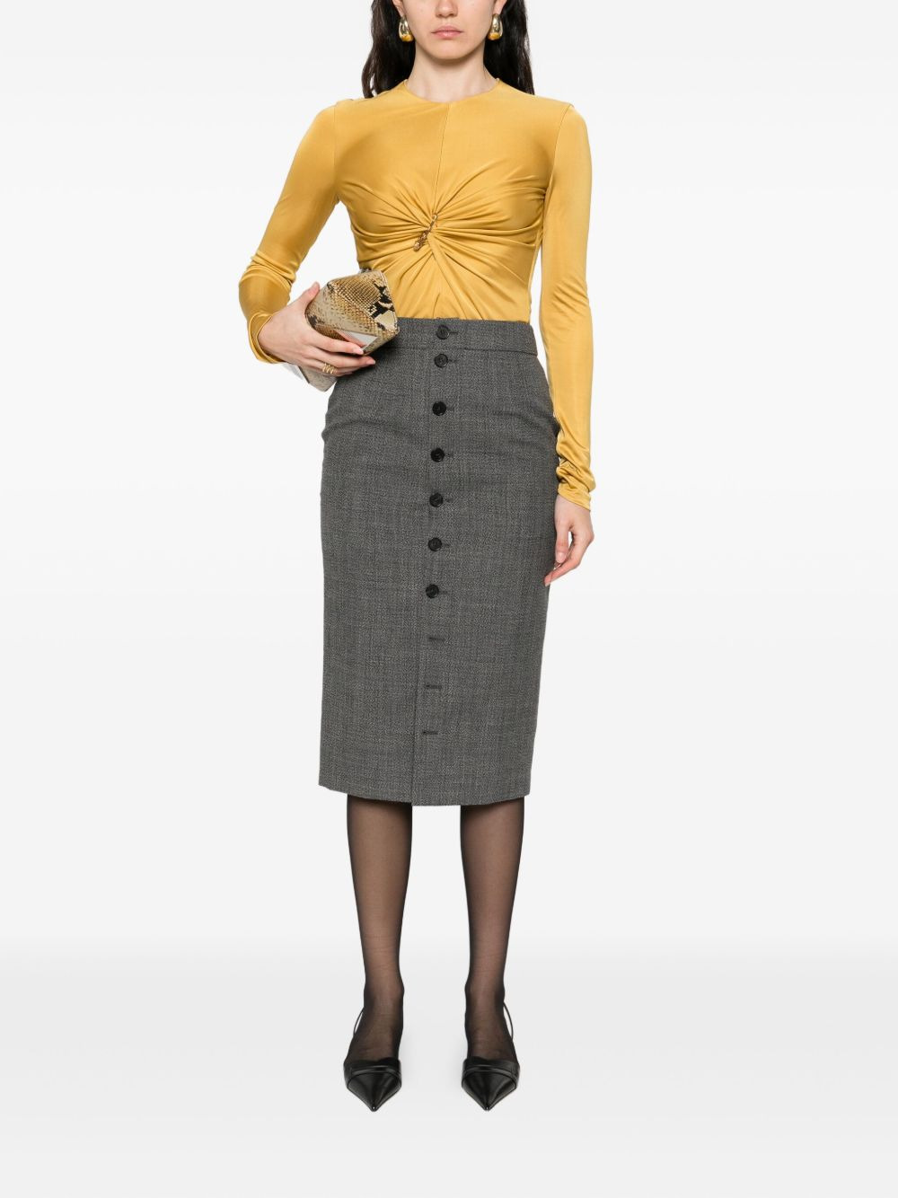 gathered blouse - 2