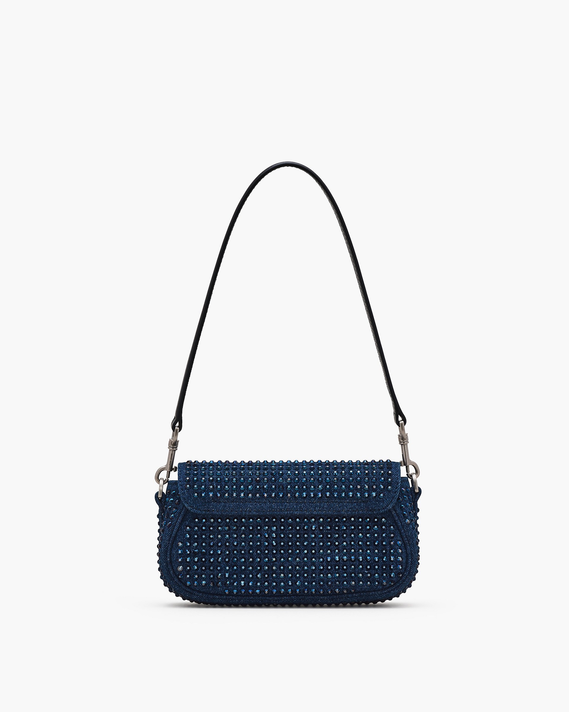 THE CRYSTAL DENIM CLOVER SHOULDER BAG - 3