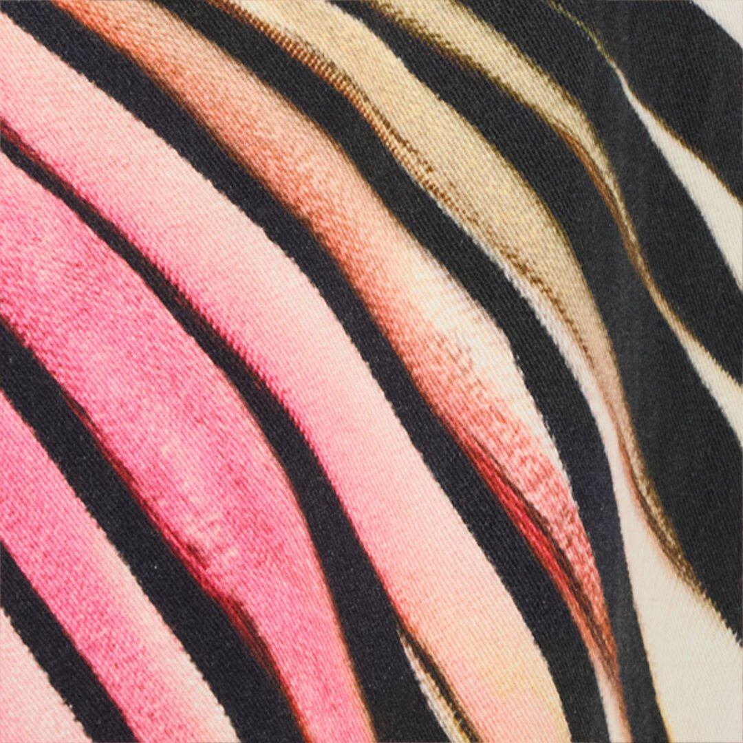 Jeans With Ray Of Pink Print - 5