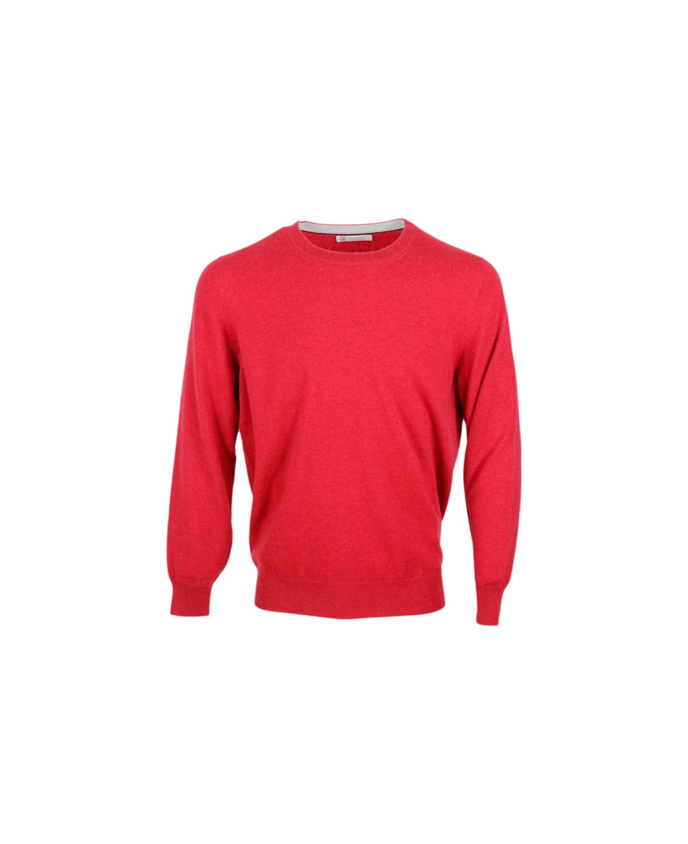 Long-sleeved Crew-neck Sweater - 1