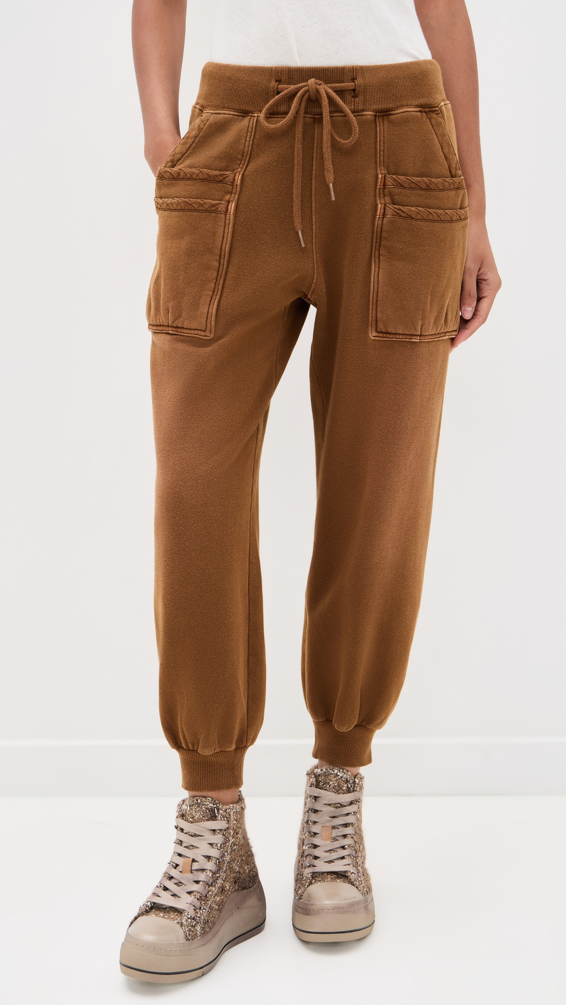 Layered Pocket Sweatpants - 2