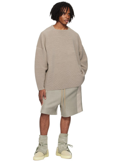 Fear of God Gray Relaxed-Fit Shorts outlook