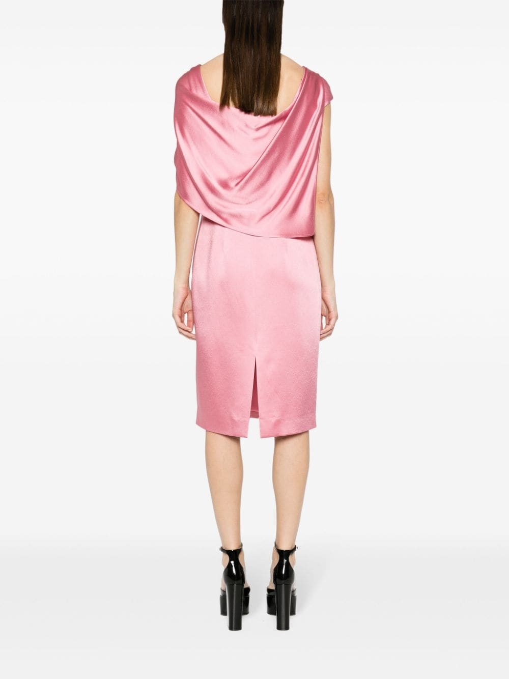 asymmetric midi dress - 4