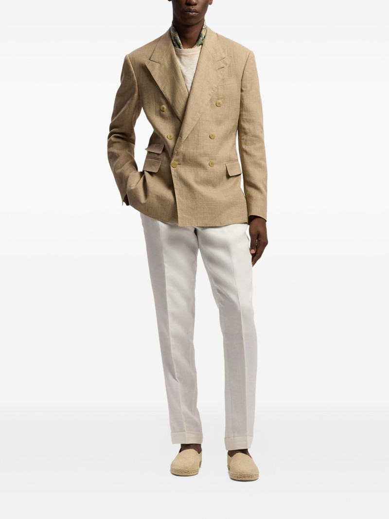 Ralph Lauren double-breasted blazer outlook