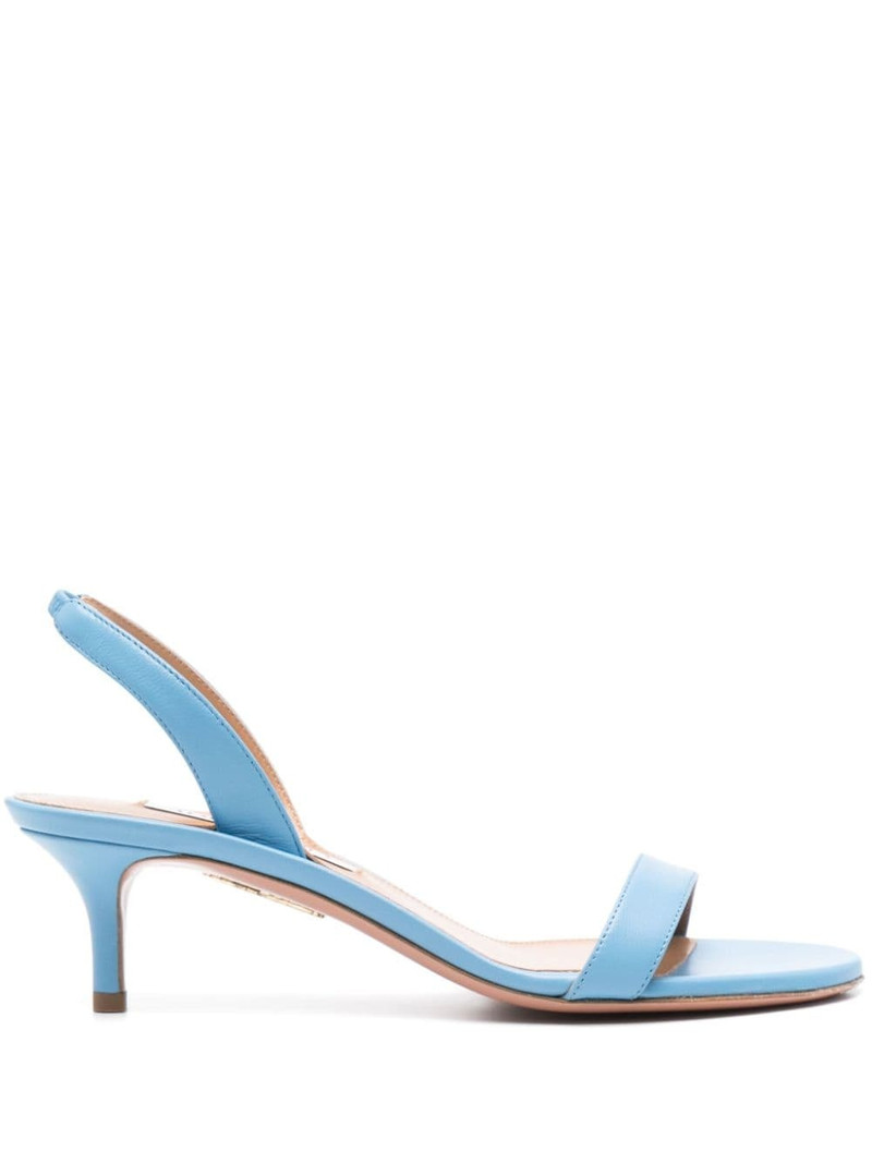 So Nude 50mm leather sandals 1