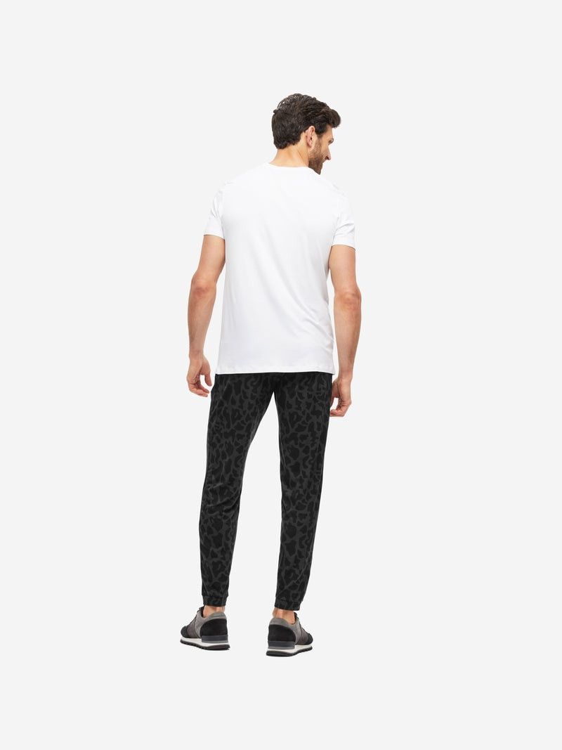 Men's Track Pants London 7 Micro Modal Stretch Black 4