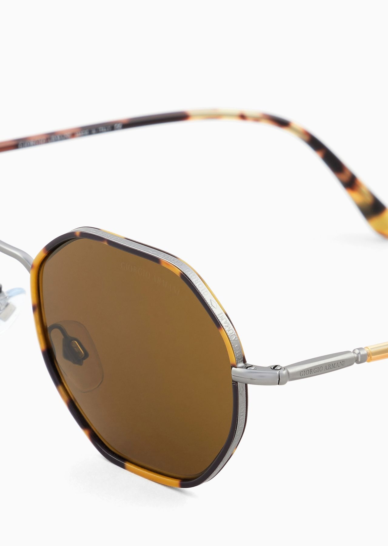Men's hexagonal sunglasses - 4