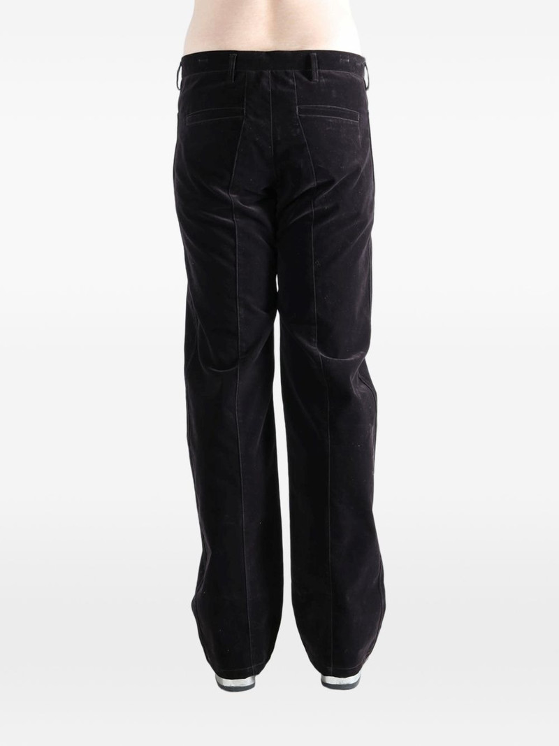 Sol velvet panelled trousers 4