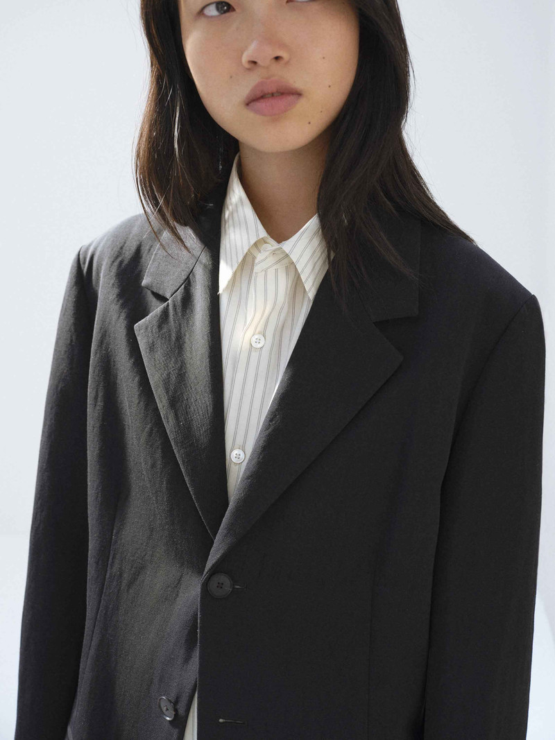 HIGH-TWIST WOOL LINEN TWILL JACKET 4