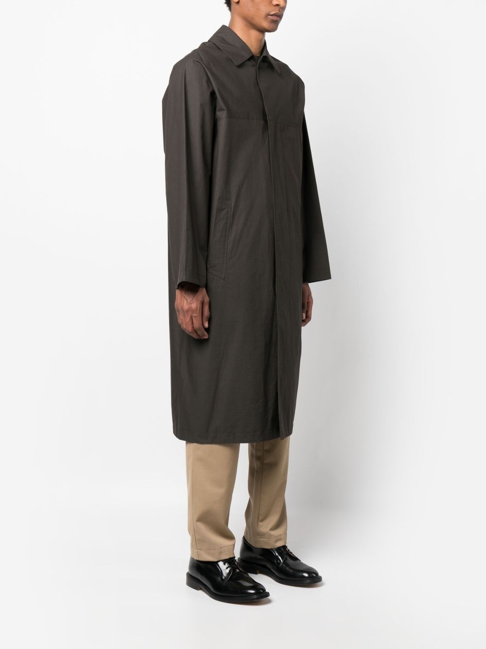 Steve organic-cotton waterproof coat - 3