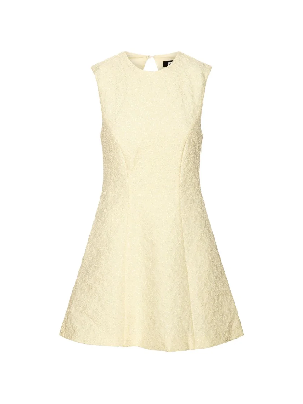 crew-neck mini dress - 1