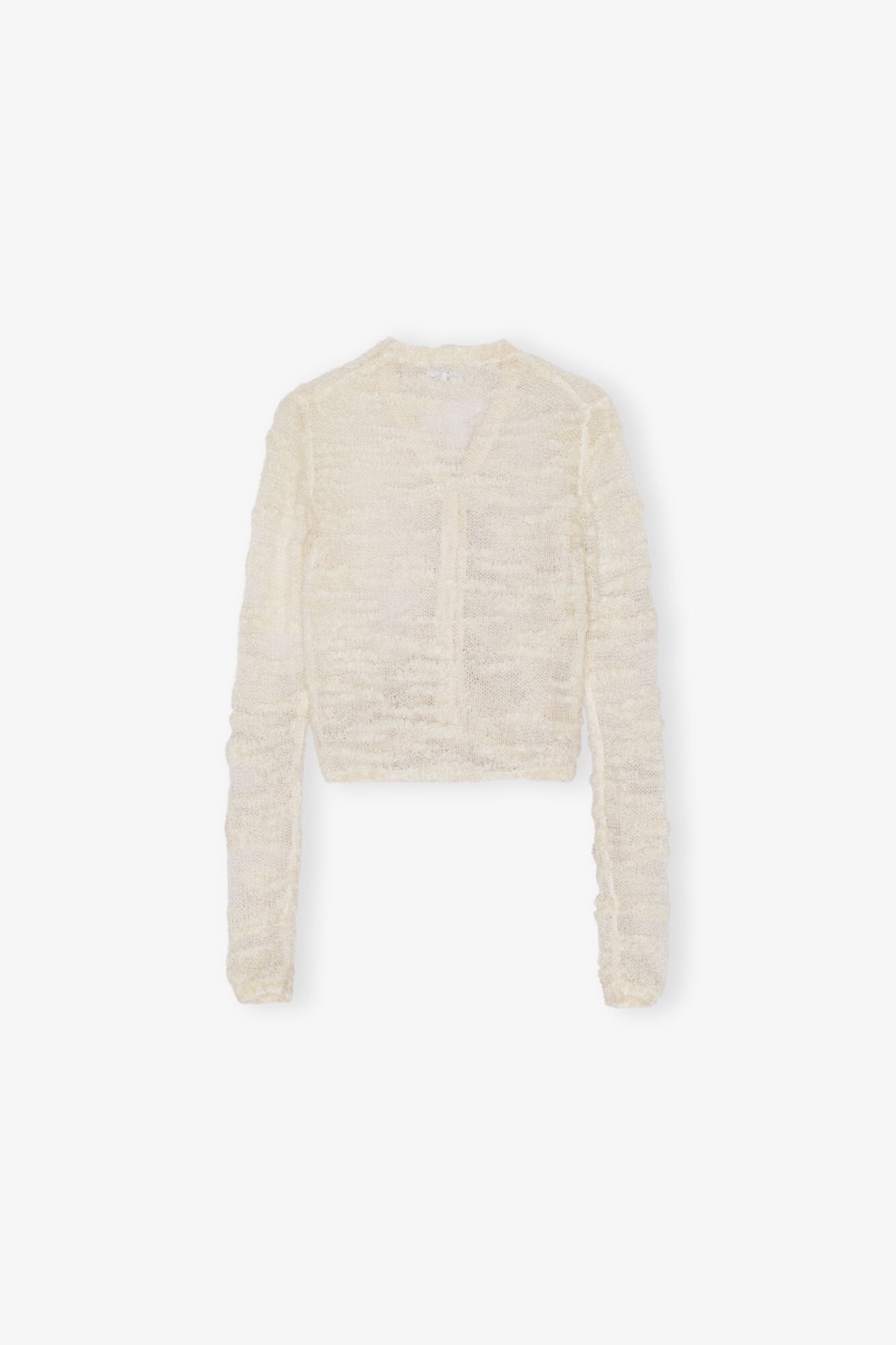 ALPACA MOHAIR BOUCLE CARDIGAN - 6