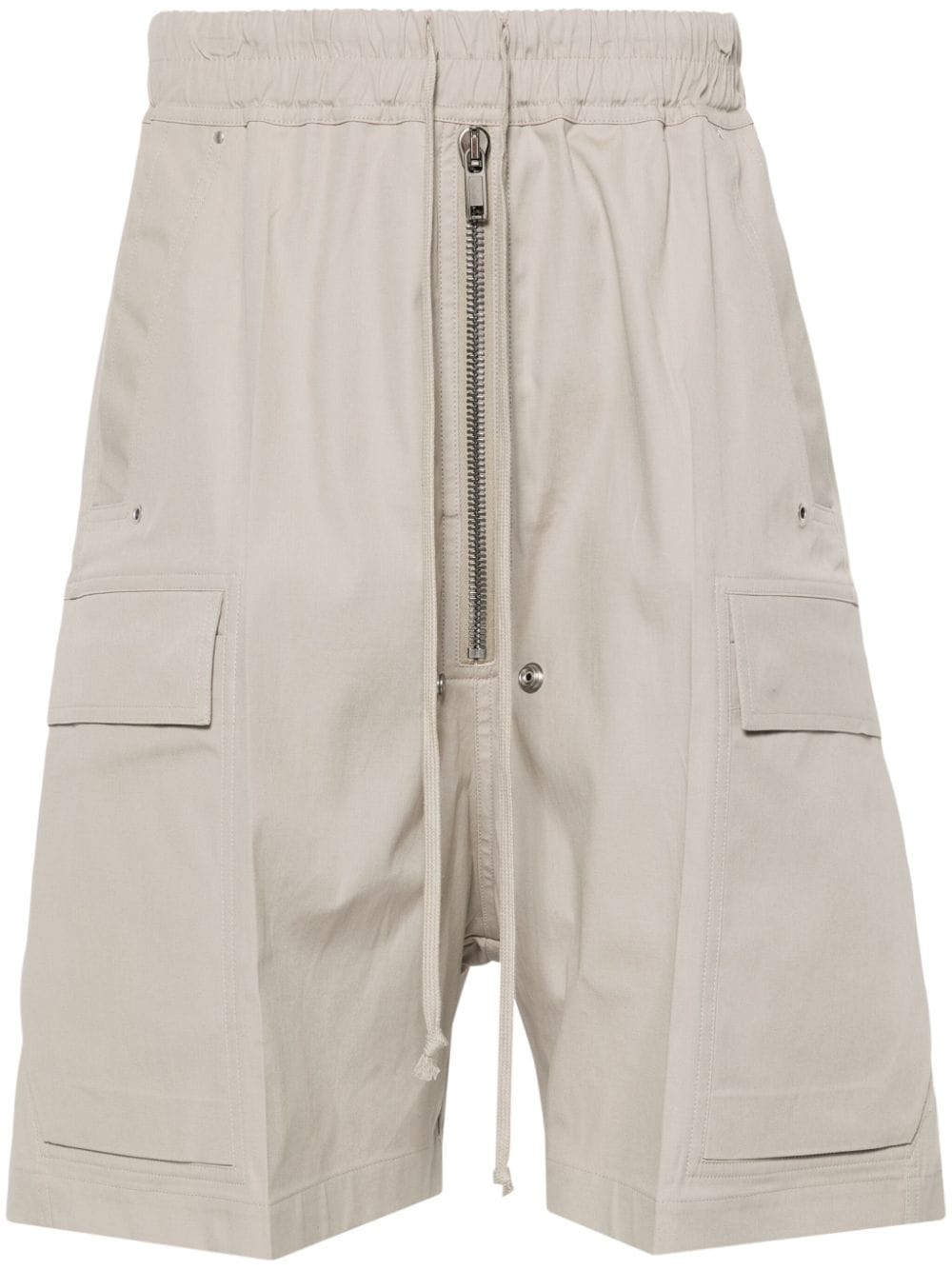 elasticated-waistband cargo shorts - 1