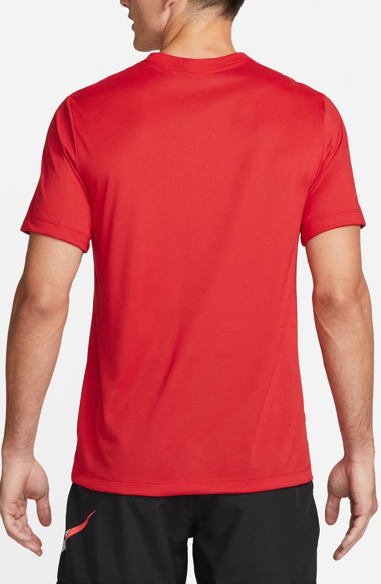 Nike Dri-FIT Legend T-Shirt in University Red/Black at Nordstrom - 2