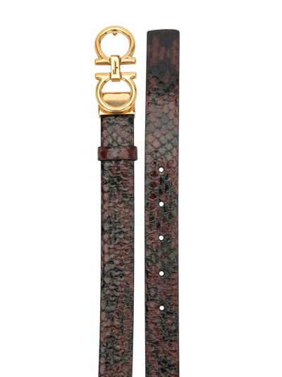 Salvatore Ferragamo adjustable Gancini belt outlook