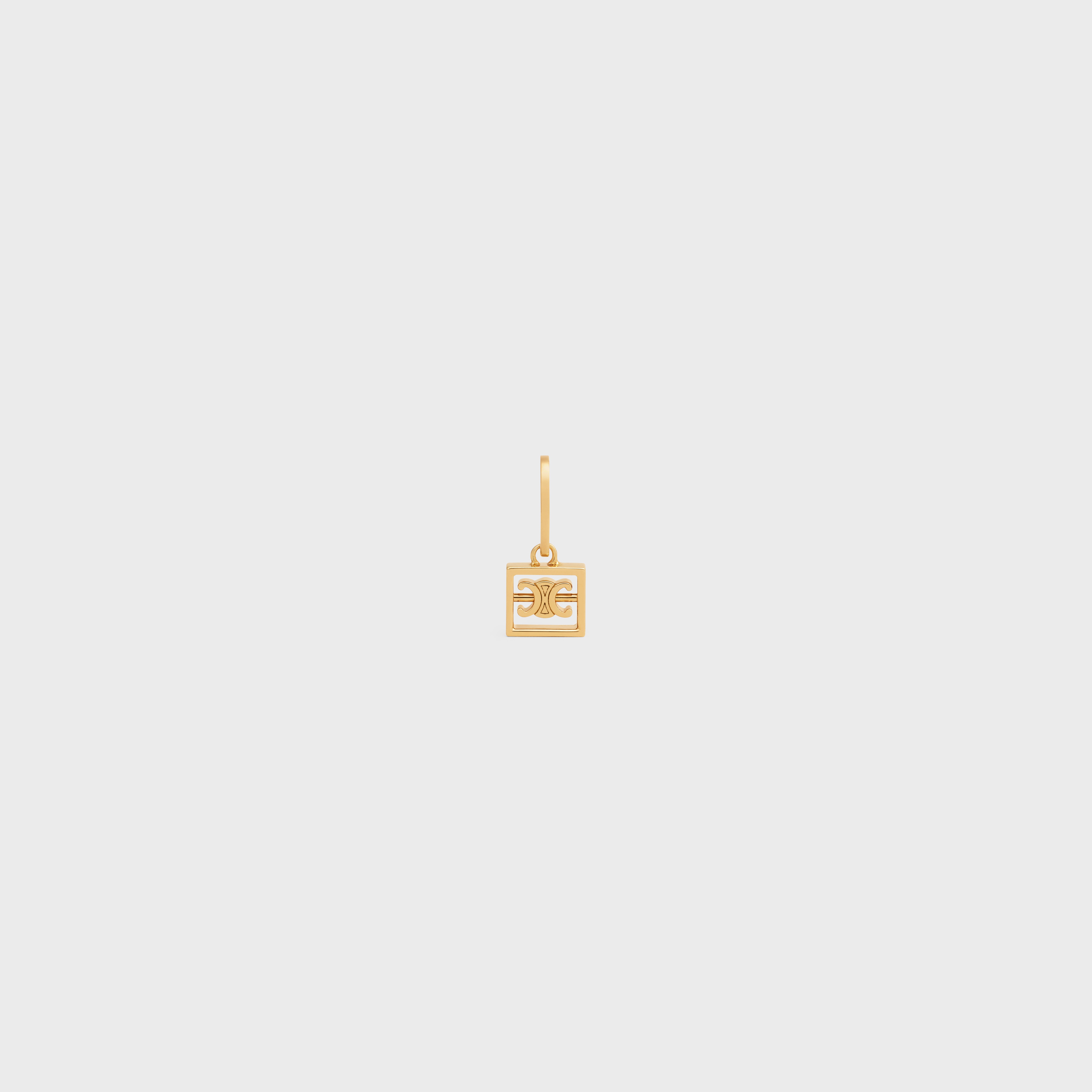Celine Separables Mini Triomphe Pendant in Brass with Gold Finish - 3