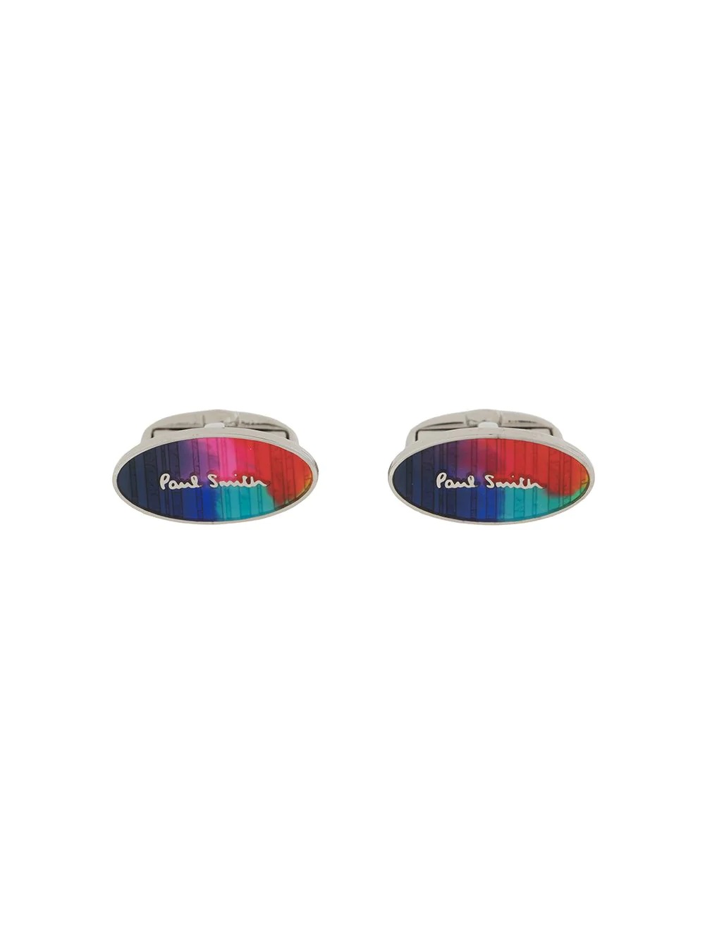 logo print cufflinks - 1