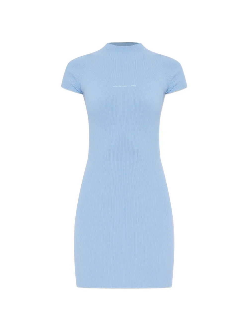 short-sleeve mini dress - 1