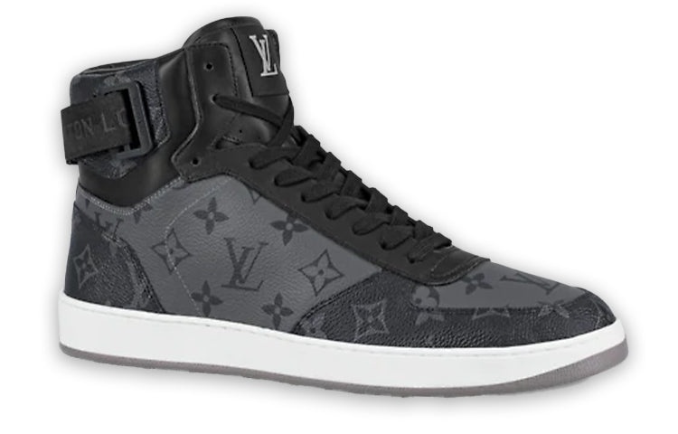 LOUIS VUITTON Rivoli Ankle Sneakers 'Grey Monogram' 1A8EA - 2