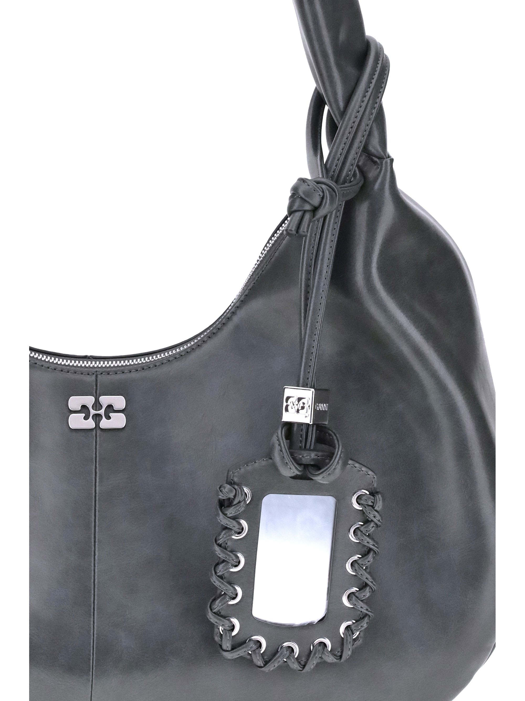Ganni Women Medium Hobo Shoulder Bag - 4
