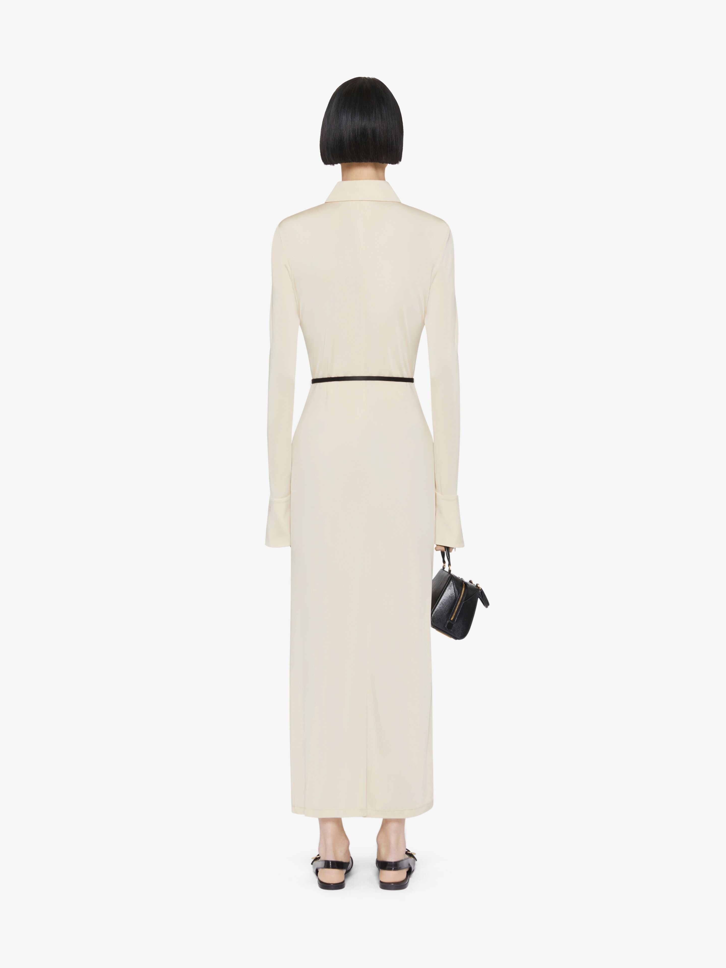 VOYOU DRESS IN JERSEY WITH 4G DETAIL - 4