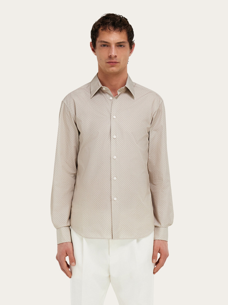FERRAGAMO Micro-patterned shirt outlook