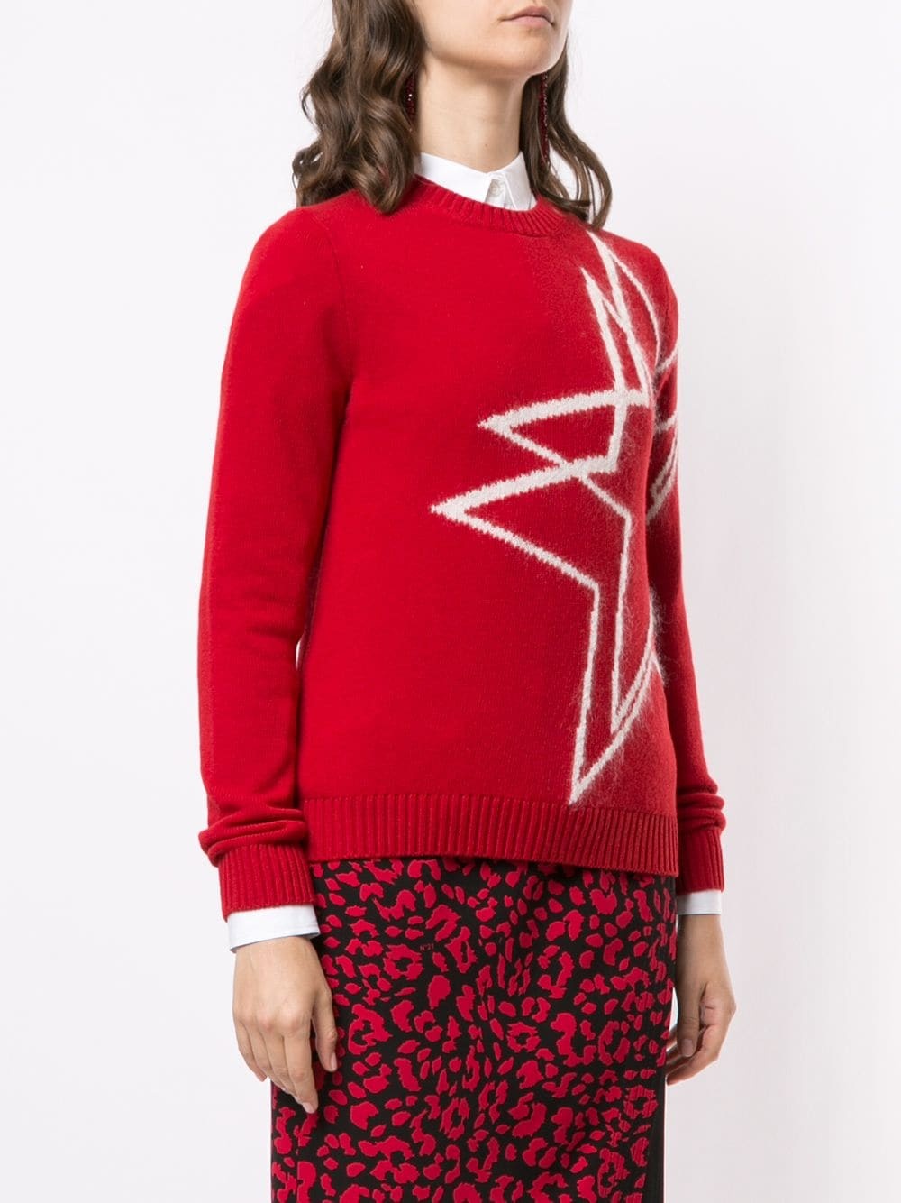 intarsia-pattern jumper - 3