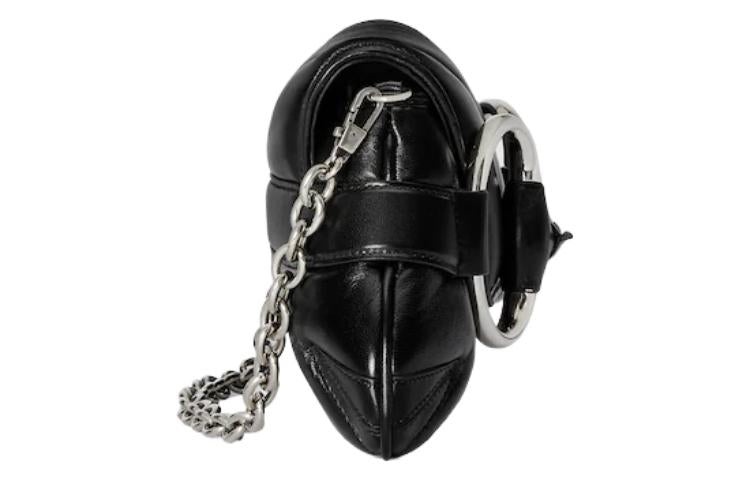 (WMNS) Gucci Horsebit Chain Medium Shoulder Bag 'Black' 764255-AACU1-1000 - 10
