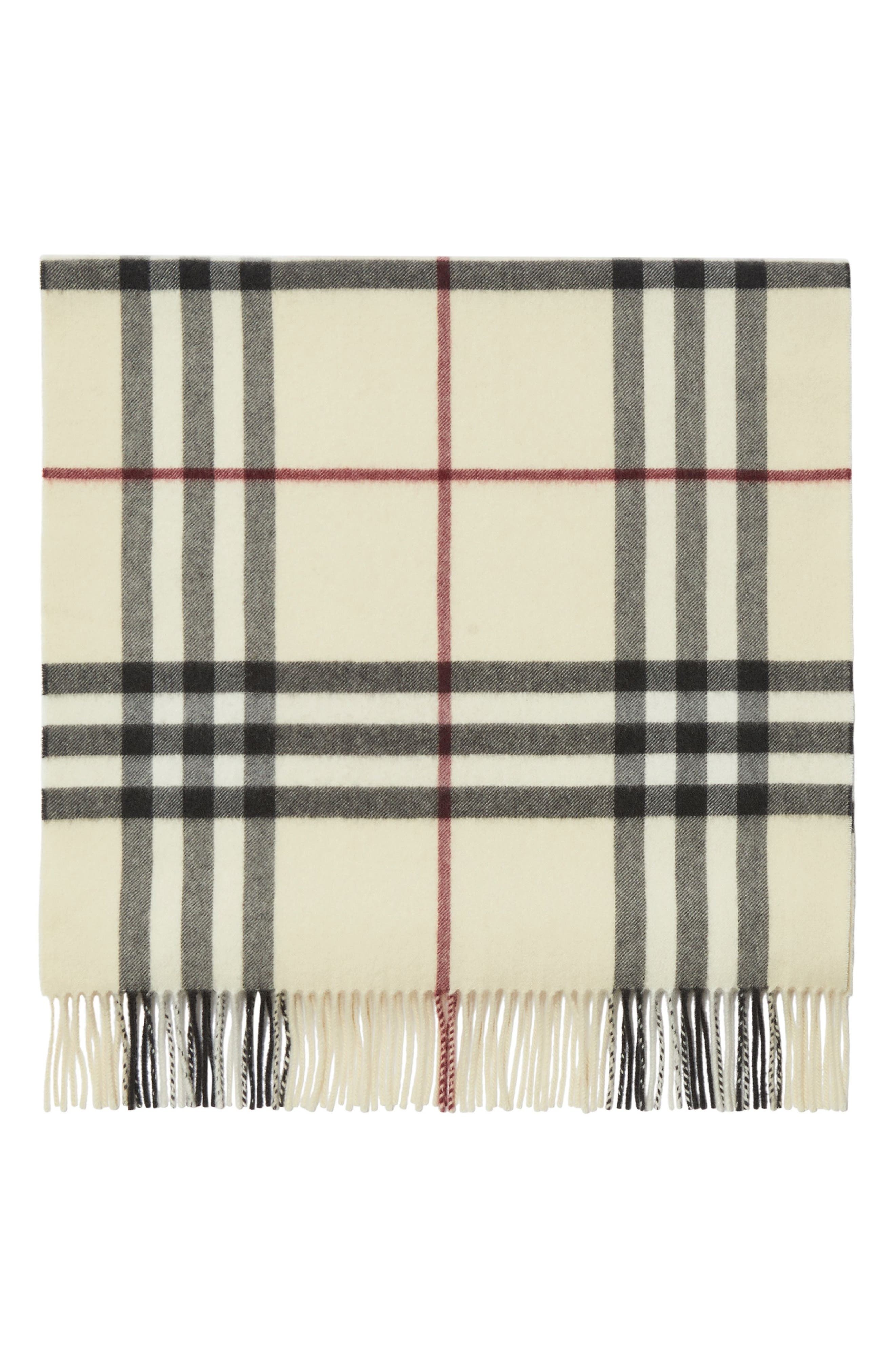 Giant Check Washed Cashmere Scarf - 5