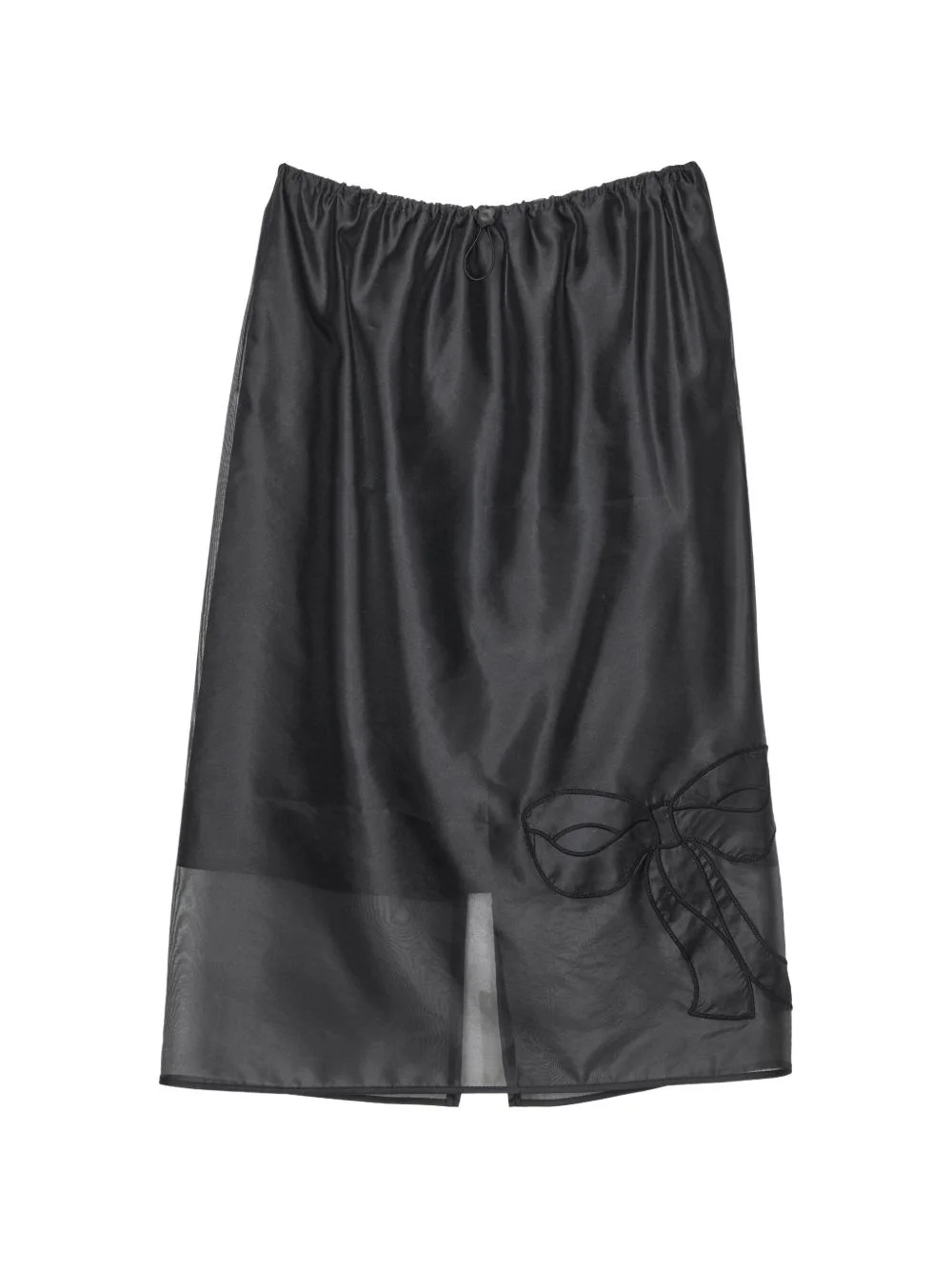 CBBria bow-embroidered midi skirt - 1