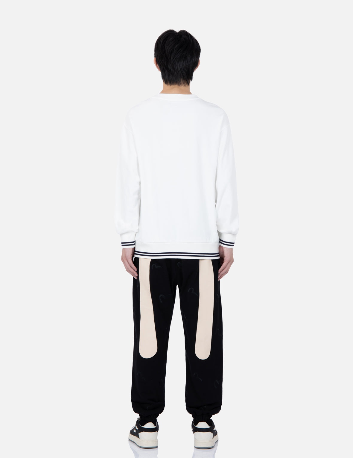 ALLOVER SEAGULL WITH DAICOCK PRINT SWEATPANTS - 5