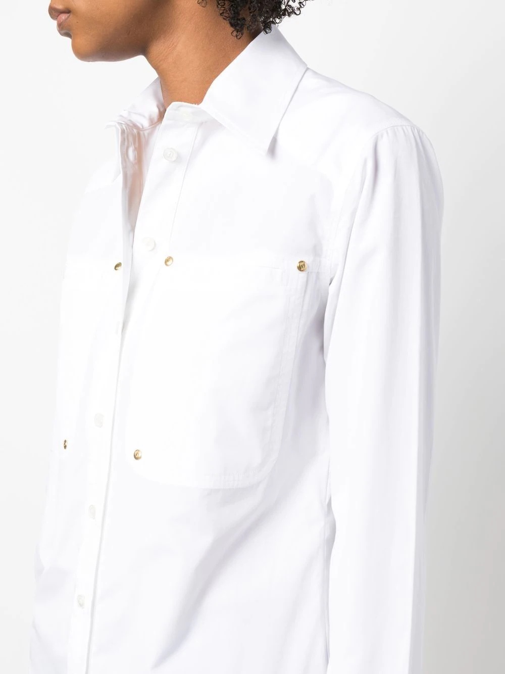 patch-pocket workwear shirt - 5