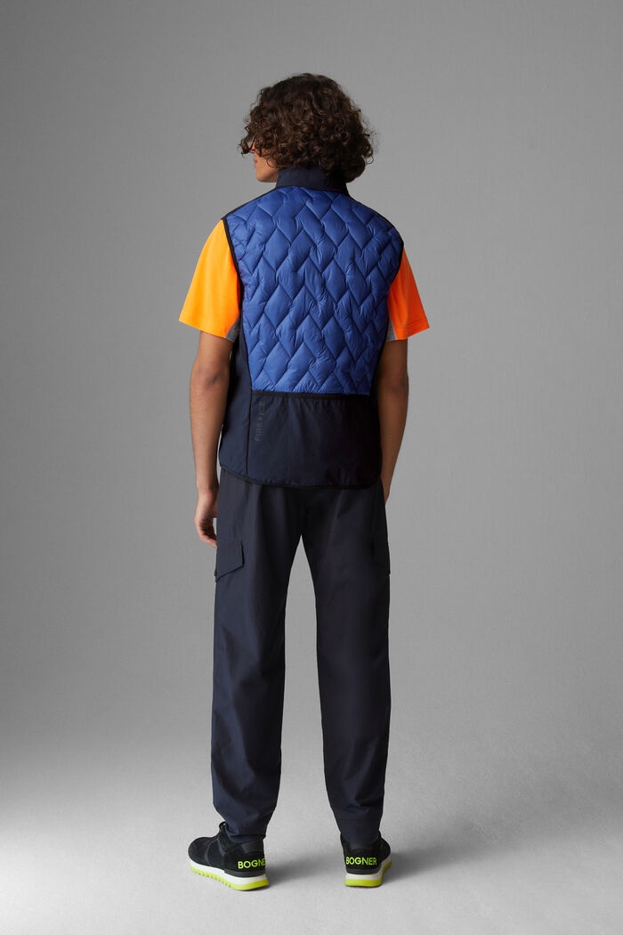 Gerry Quilted vest in Royal blue - 3