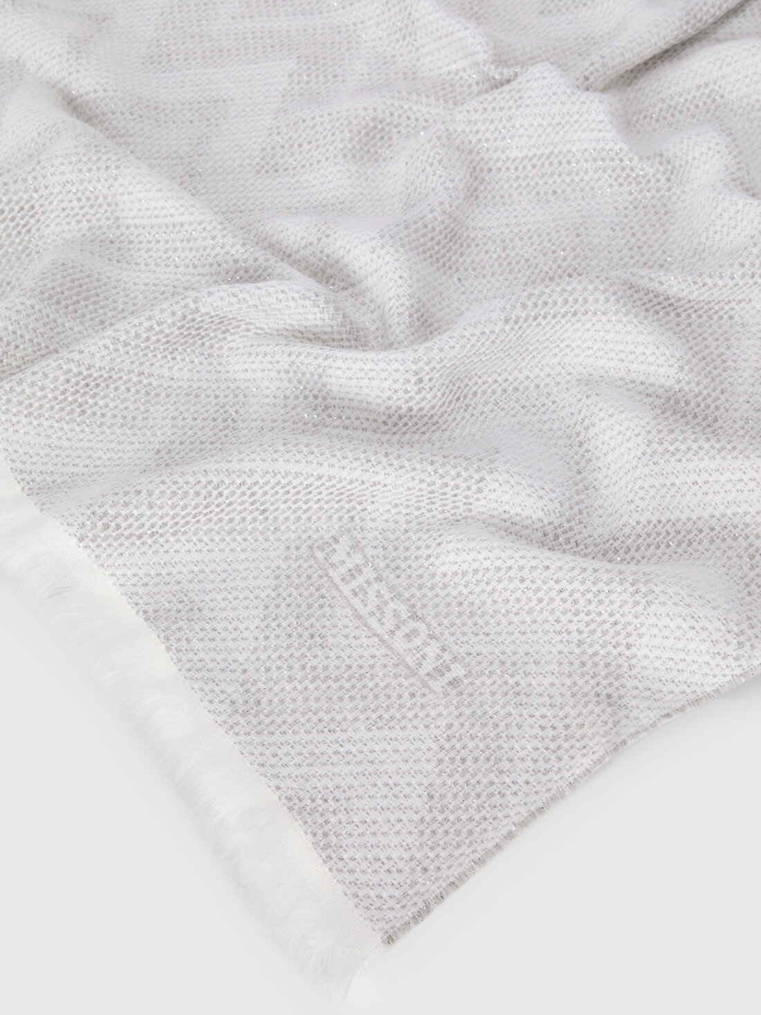 Zigzag wool stole - 2