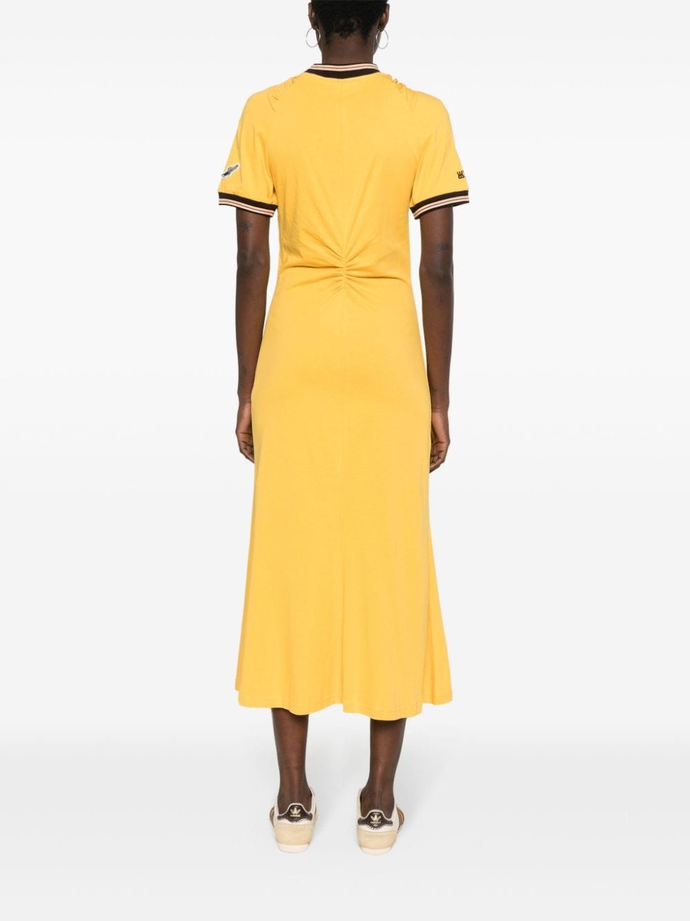 Wing logo-embroidered dress - 4