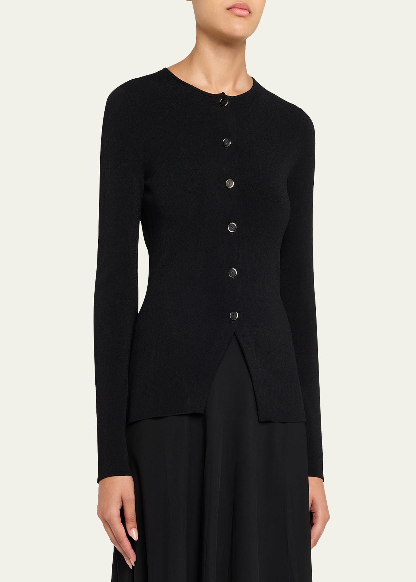 Lainey Cutaway Cardigan Sweater - 4