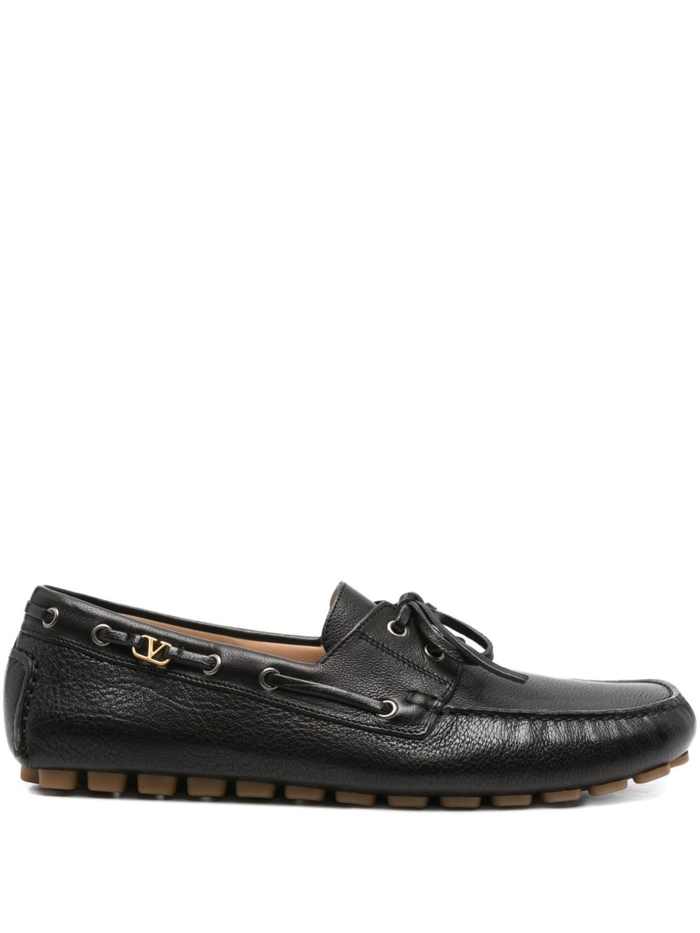 Fastaway leather lace-up boat shoes - 1