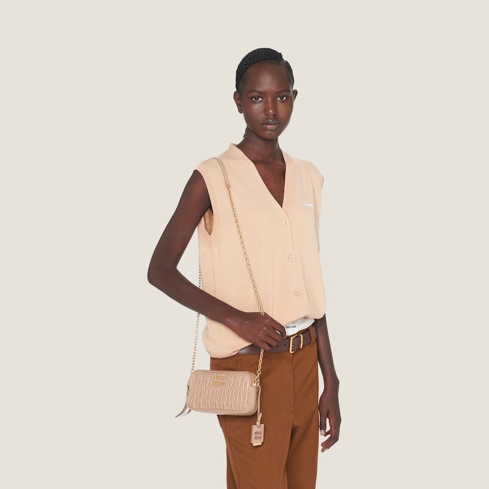Matelassé nappa leather mini-bag - 2