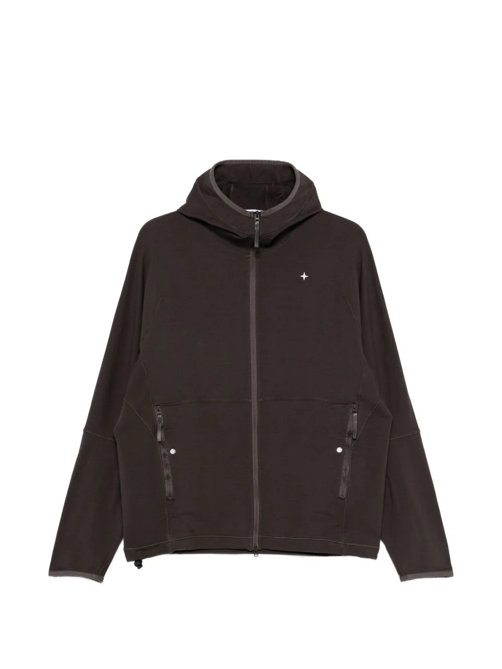 zip hooded sweatshirt - 1