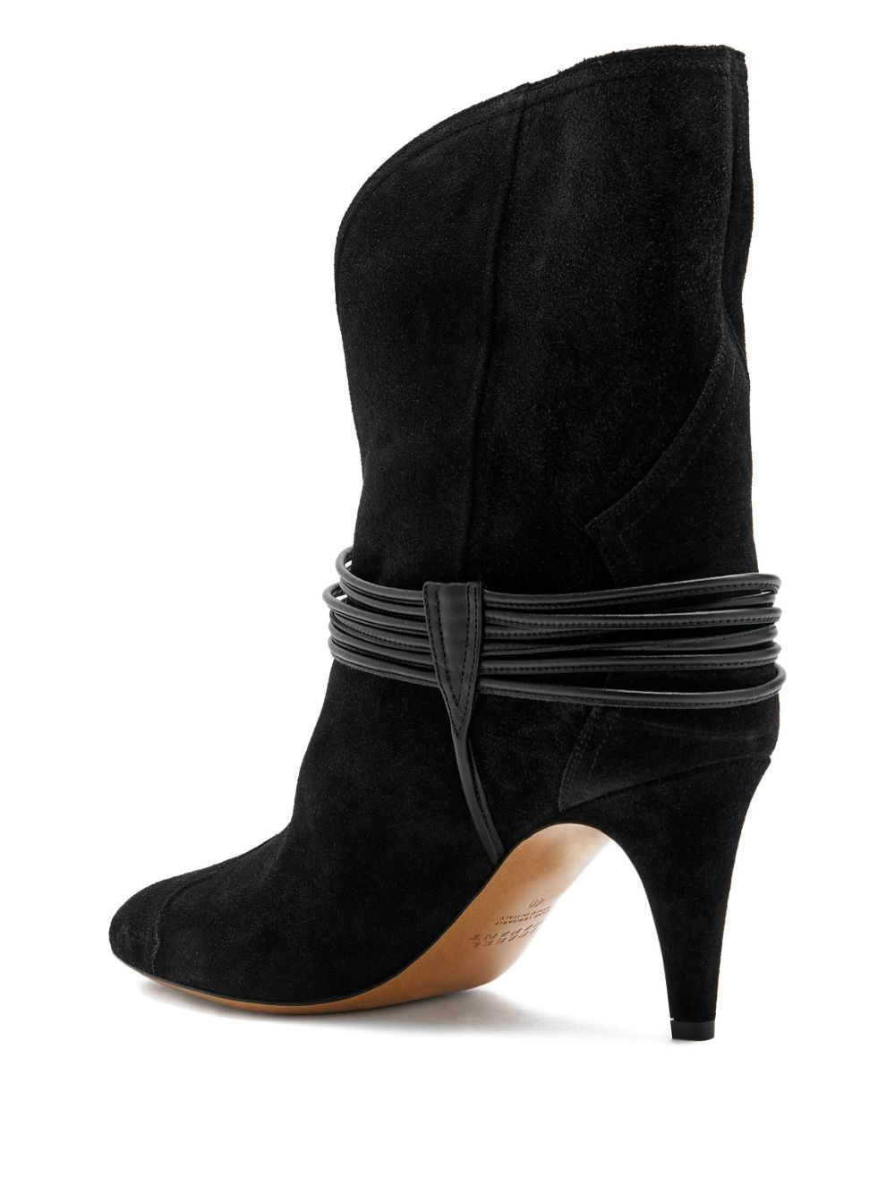 75mm Dytho metallic-detail suede boots - 2