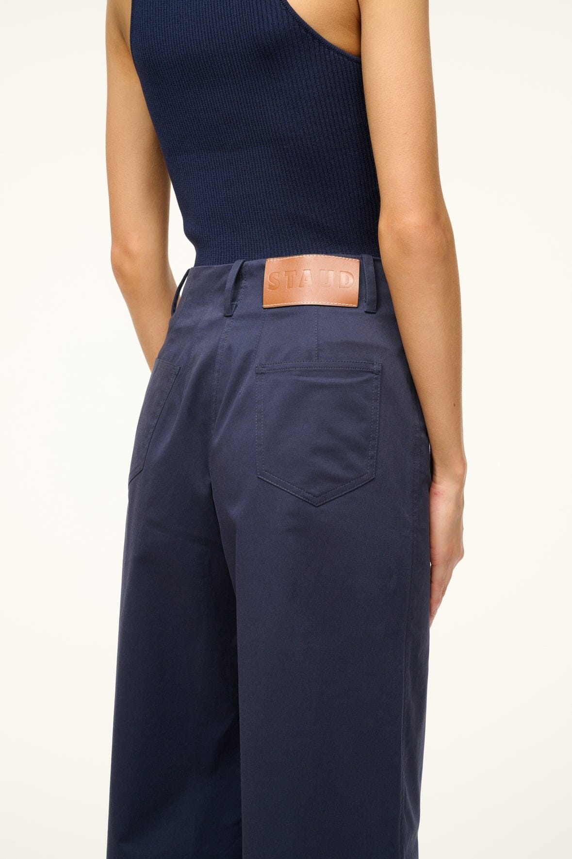 STAUD LUCA PANT NAVY - 5