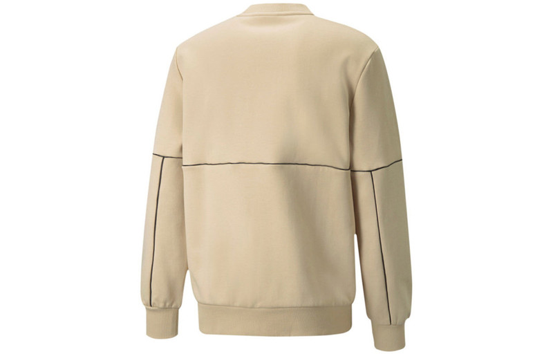 PUMA PUMA LUXE Crew Sweatshirt 'Beige' 534410-20 outlook