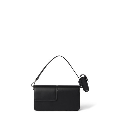 MSGM Double flap baguette bag with metallic logo outlook